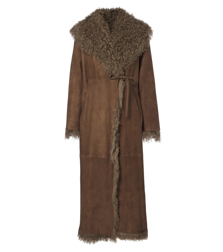 Photo: Ralph Lauren Collection Justyn reversible suede and shearling coat
