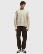 Norse Projects Sigurd Military Rib Crew Neck Beige Mens Pullover
