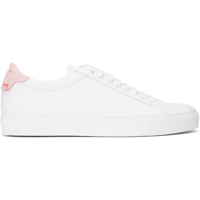 Photo: Givenchy White and Pink Urban Knots Sneakers 