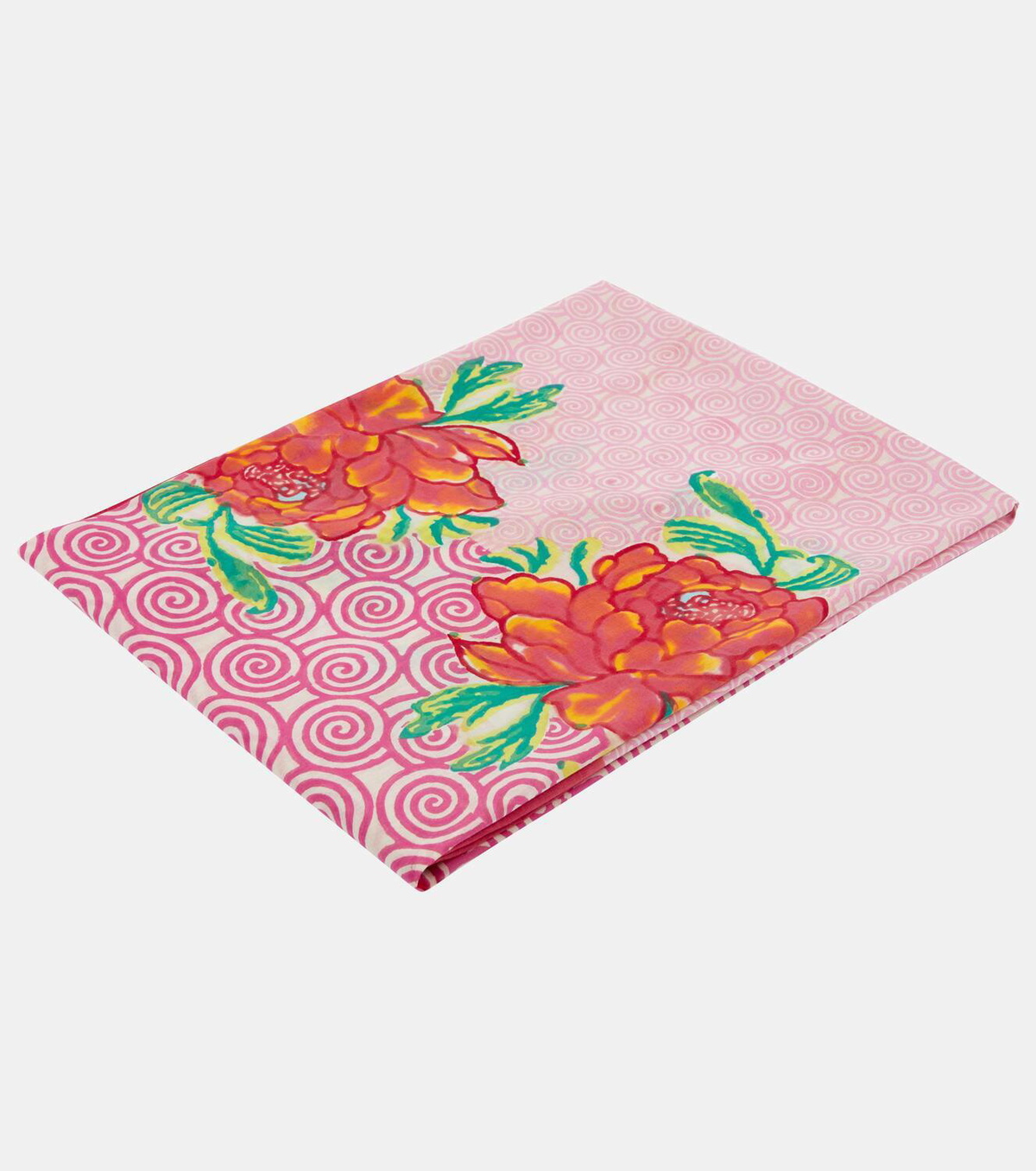 Lisa Corti Camelia Magenta muslin beach towel