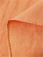 Anderson & Sheppard - Linen Pocket Square - Orange