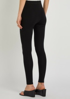 Another Tomorrow Stretch-jersey Leggings Black