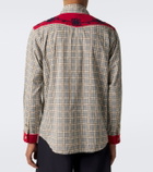 Bode River City checked cotton poplin Western shirt