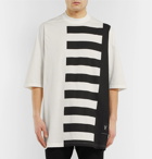 Rick Owens - DRKSHDW Oversized Printed Cotton-Jersey T-Shirt - Men - White