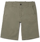 MAN 1924 - Cotton-Twill Bermuda Shorts - Men - Green