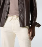 Lardini Virgin wool tapered pants