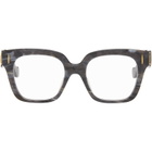 LOEWE Black & Gray Anagram Glasses