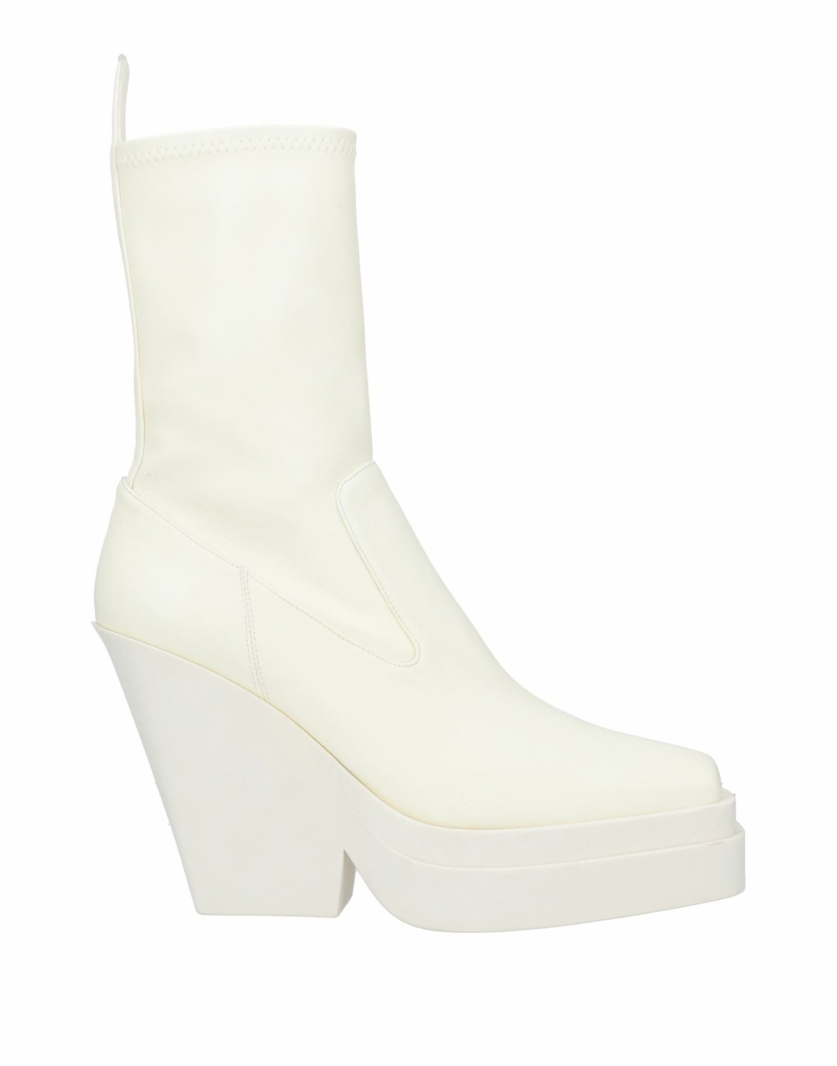 Gia Borghini Womens Ankle boots Ivory