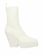 Gia Borghini Womens Ankle boots Ivory