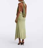 De La Vali Vida draped jersey minidress