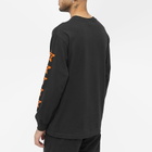 Nancy Men's Long Sleeve World Peace T-Shirt in Black