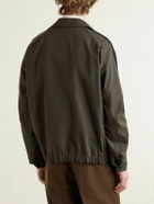 Sacai - Knitted and Shell Jacket - Blue