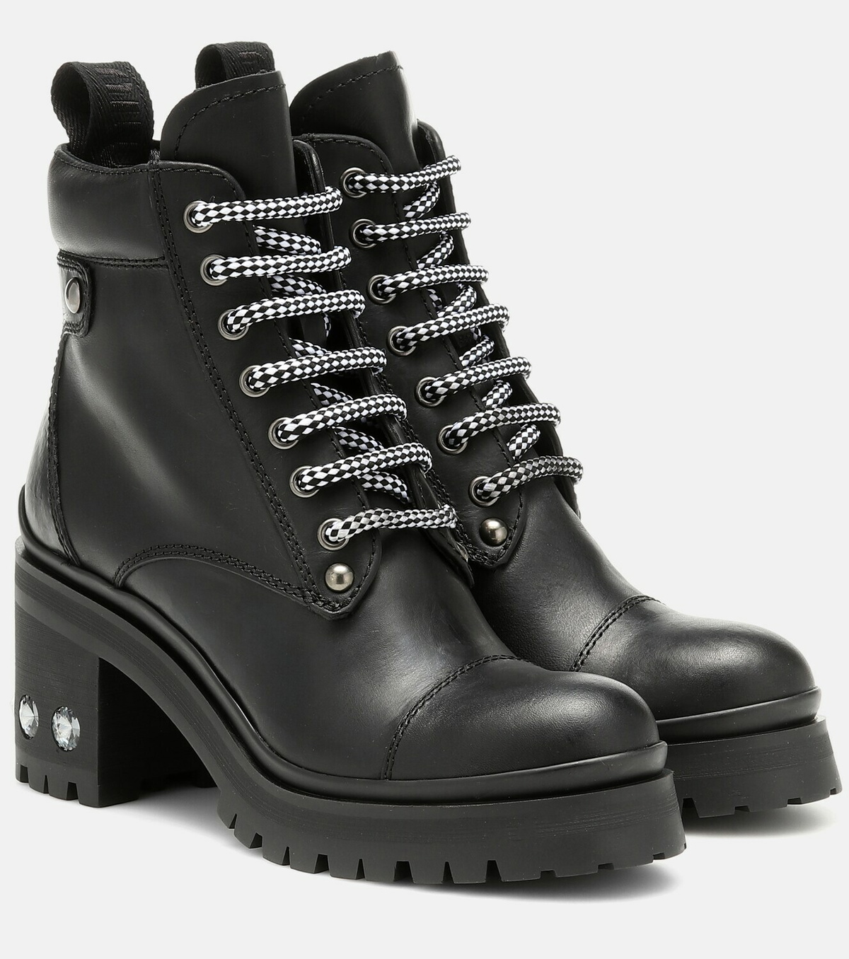 Miu miu combat clearance boots