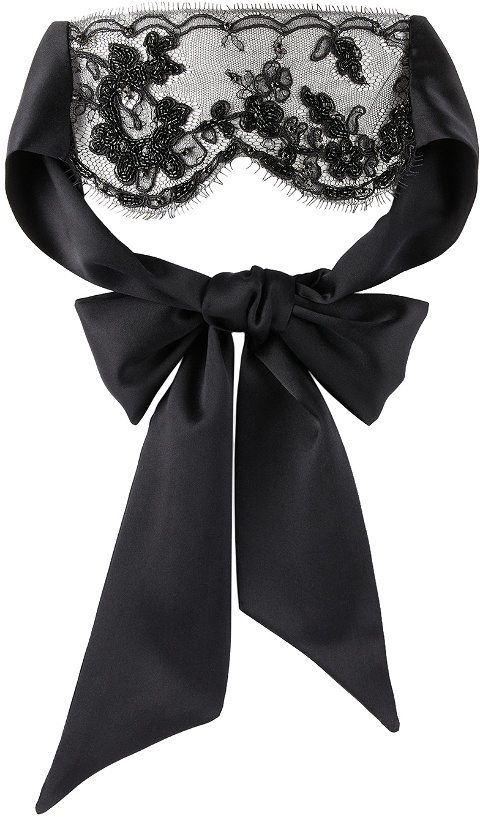 Photo: Kiki de Montparnasse Black Lace Beaded Blindfold