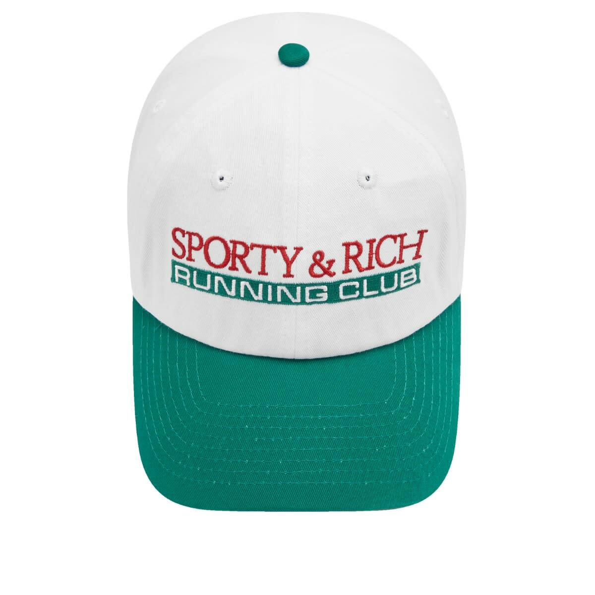 Sporty & Rich Women's Finish Line Hat in White Alpine/White 