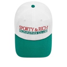 Sporty & Rich Women's Finish Line Hat in White Alpine/White 