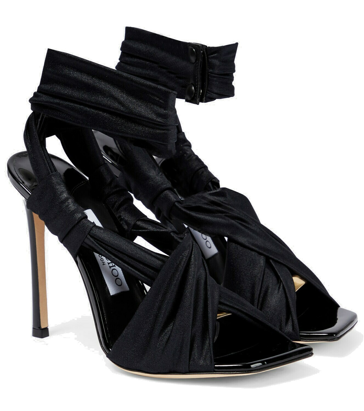 order mame様　② Jimmy Choo - Neoma jersey and leather sandals Jimmy Choo
