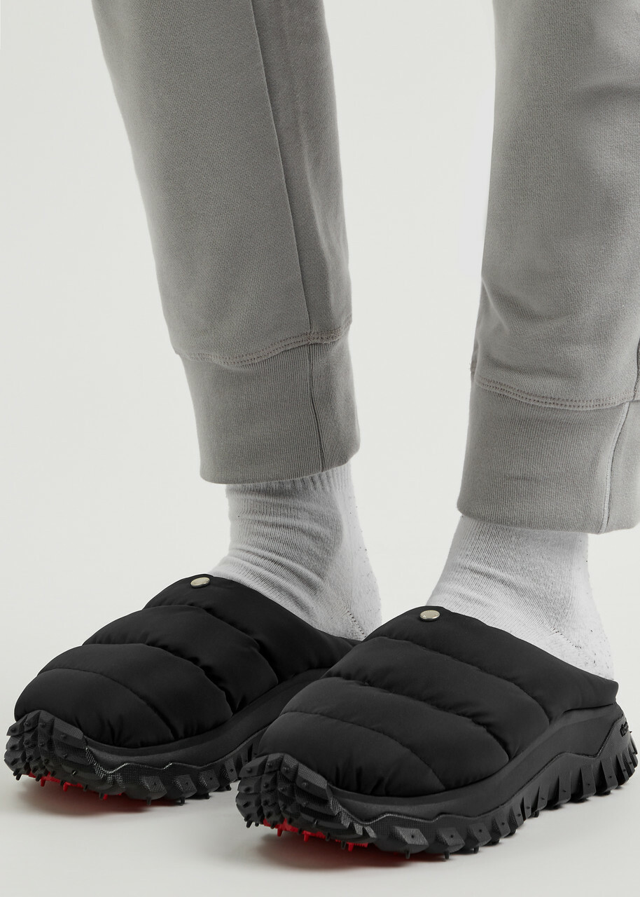 Moncler 6 Moncler 1017 Alyx 9SM Trailgrip Après Nylon Mules Black