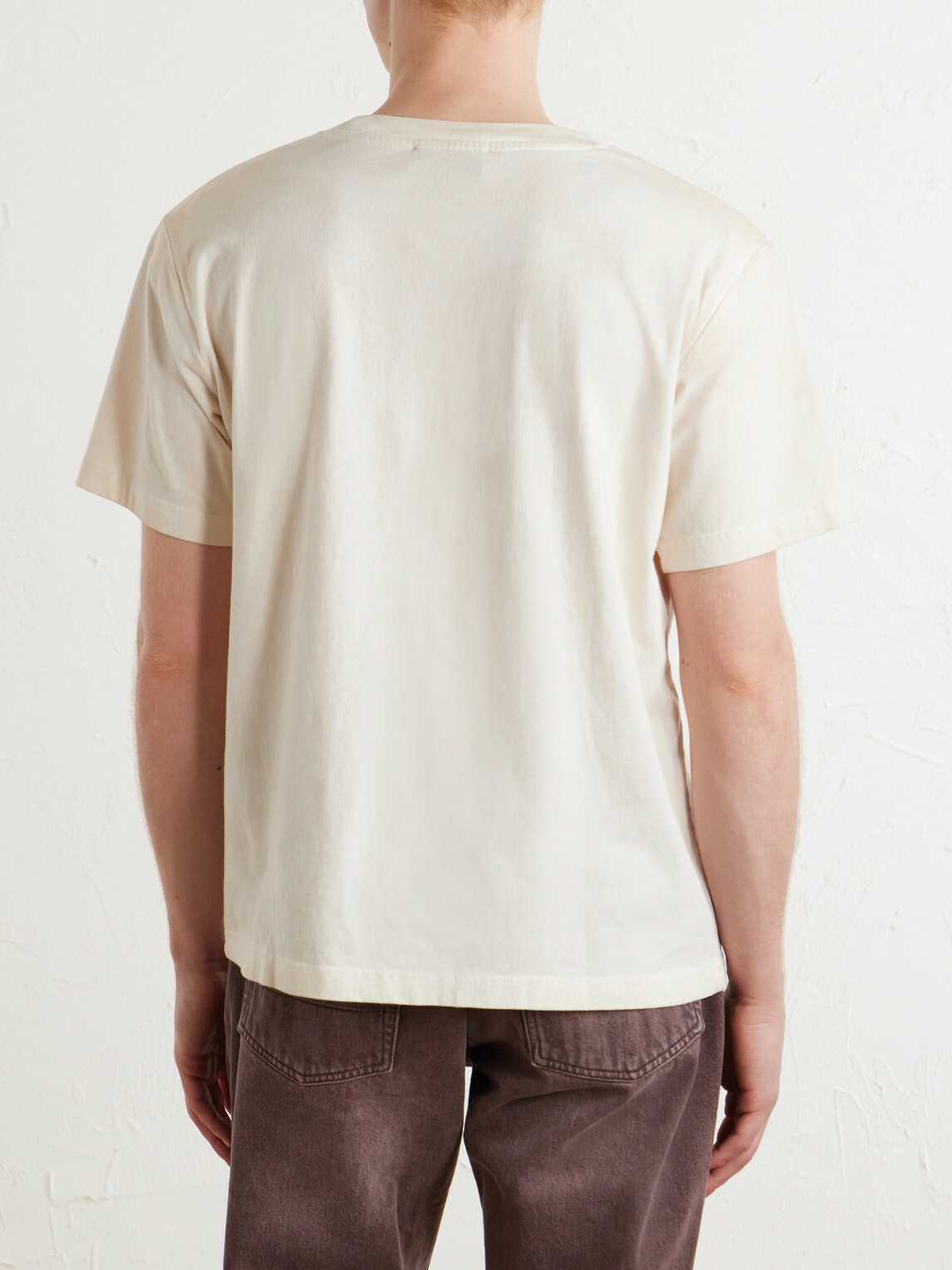 424 - Logo-Print Cotton-Jersey T-Shirt - Neutrals