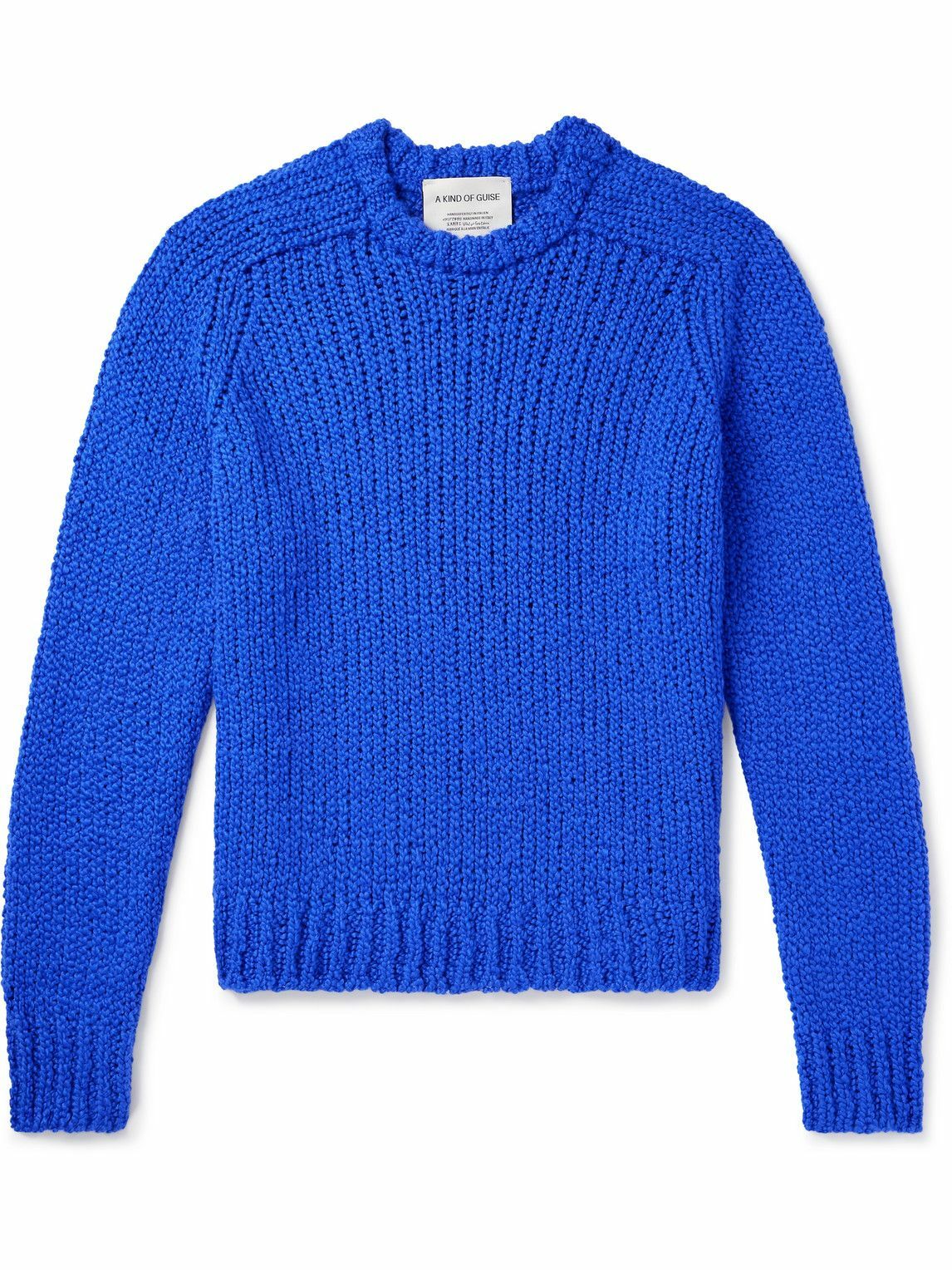 A Kind Of Guise - Chachani Oversized Alpaca-Blend Sweater - Blue A