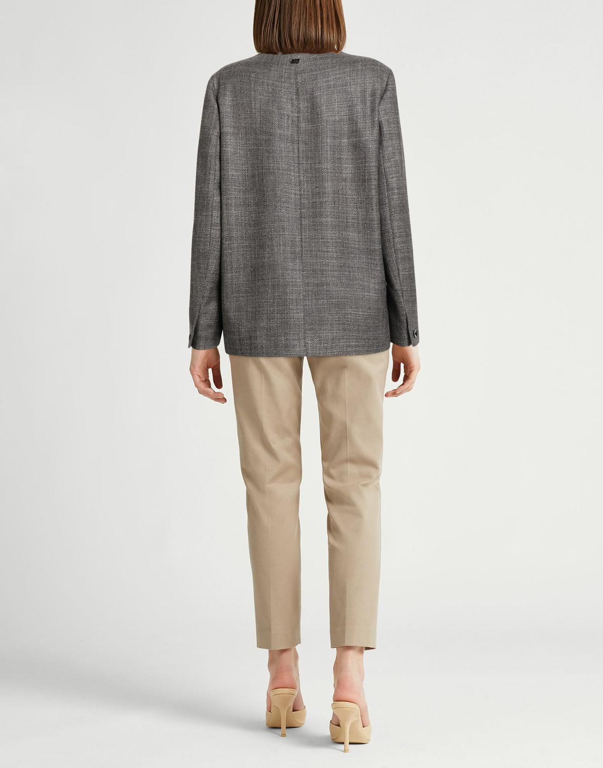 Agnona Womens Blazer Taupe