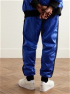 Moncler Genius - adidas Originals Straight-Leg Reversible Logo-Jacquard Shell Down Sweatpants - Blue
