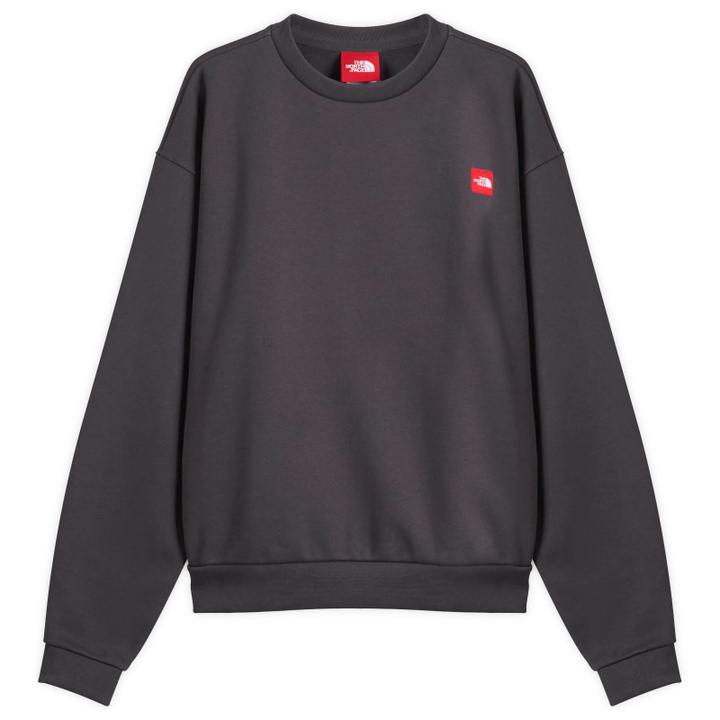 Photo: The North Face Men's Redbox Crew Sweat in Obsidian