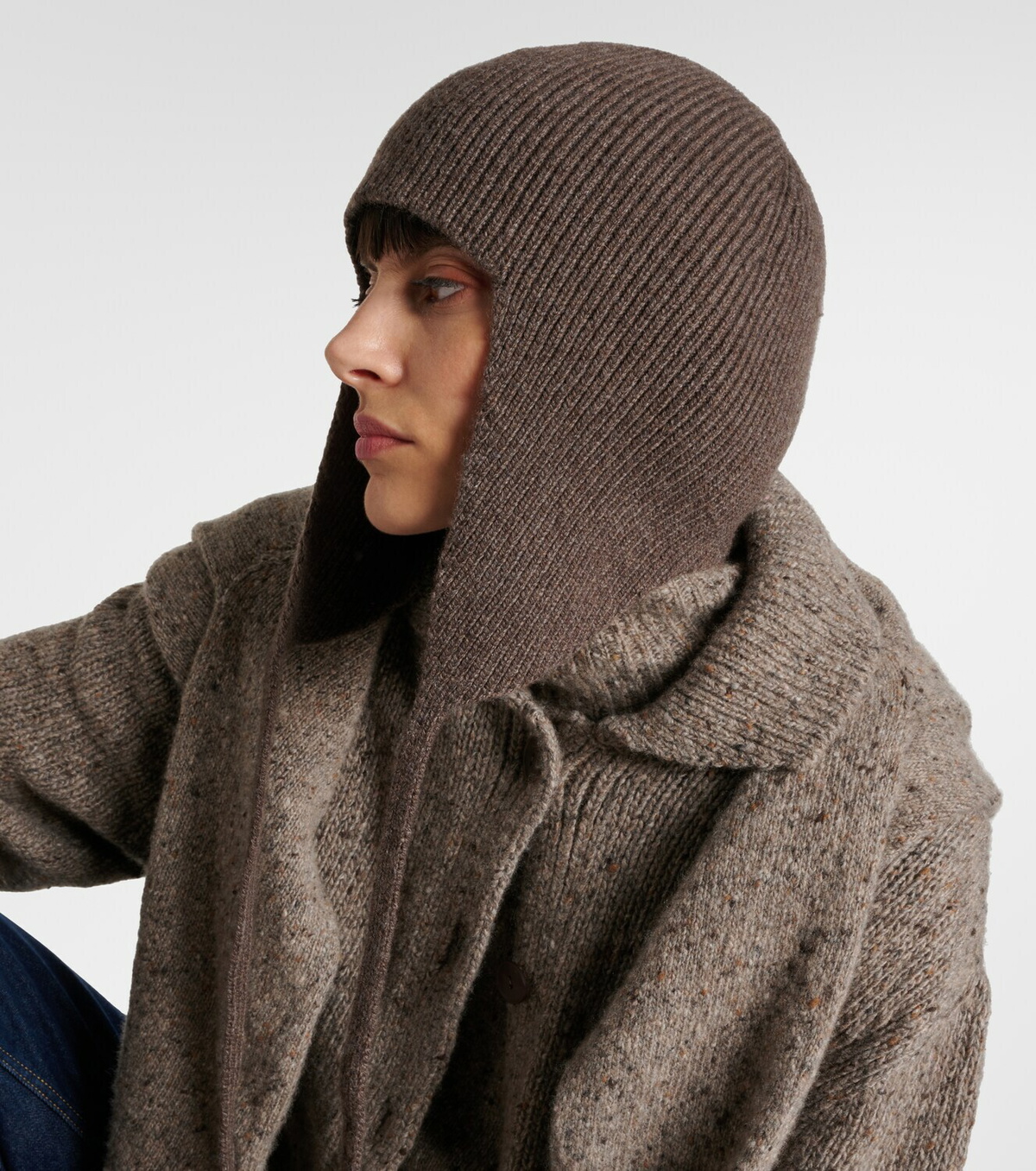 The Row Soizic ribbed-knit cashmere hat
