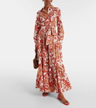 La DoubleJ Bellini printed cotton maxi dress