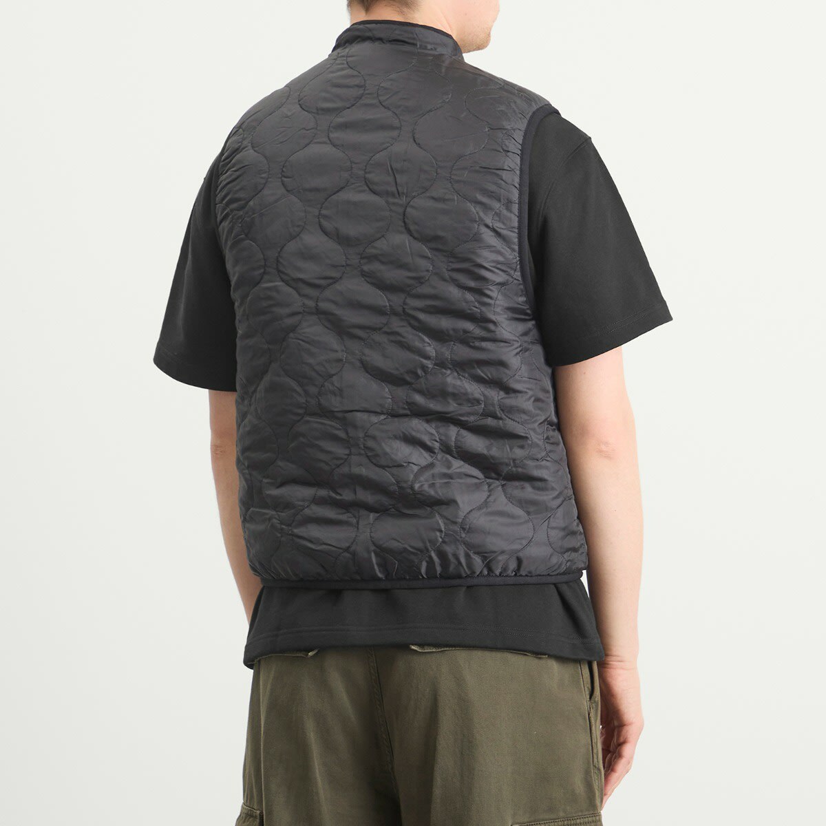 Pleasures Men's Felis Reversible Vest in Camo/Black
