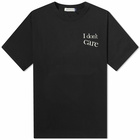 Undercover Men's I Don't Care T-Shirt in Black