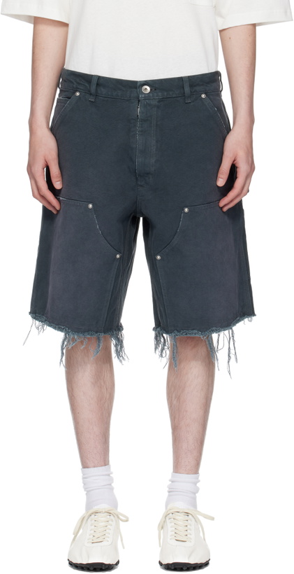 Photo: Maison Margiela Gray Stud Shorts