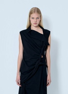 Yohji Yamamoto High Twisted French Terry Braided Top