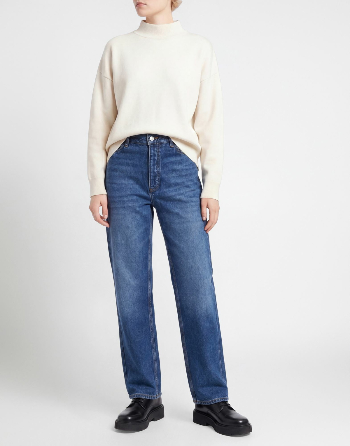 Studio Nicholson Womens Jeans in Blue