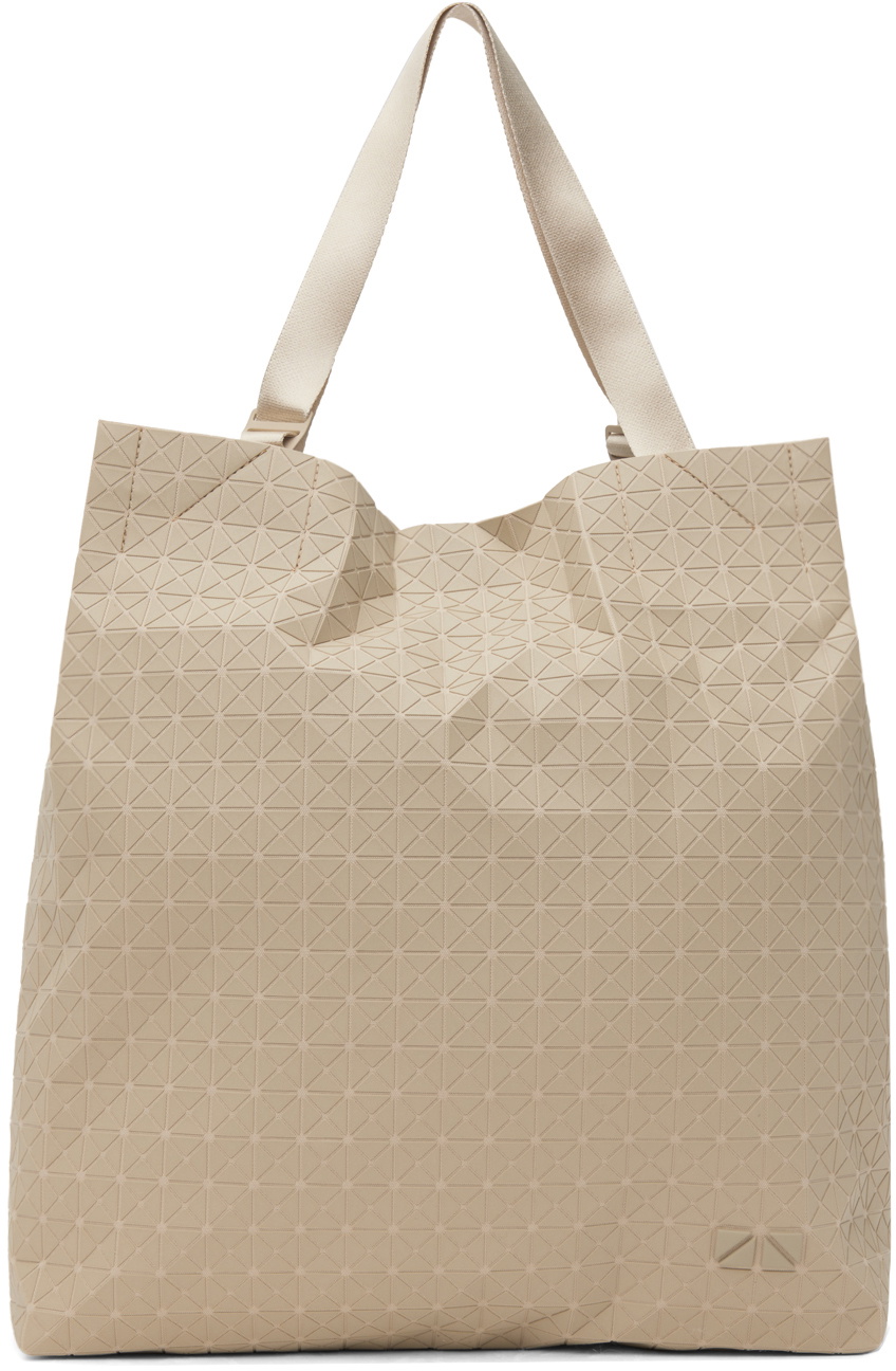 BAO BAO ISSEY MIYAKE Beige One-Tone Cart Tote Bao Bao Issey Miyake