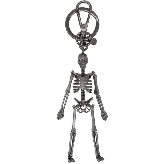 Photo: Alexander McQueen Gunmetal Skeleton Keychain