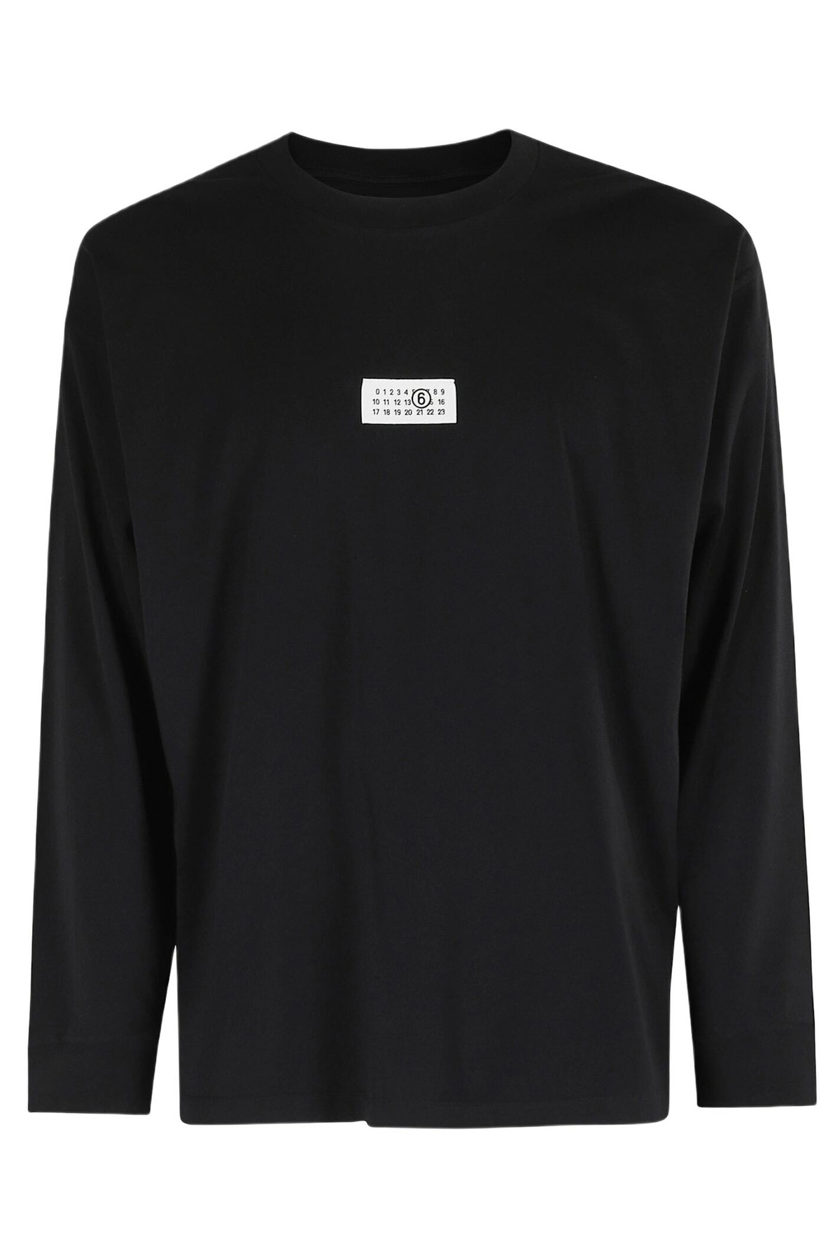 MM6 MAISON MARGIELA - Logo Tag Cotton Jersey T-shirt MM6 MM6 MAISON MARGIELA - Logo Tag Cotton Jersey T-shirt MM6