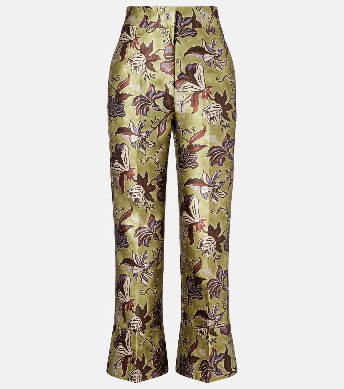 Alémais Citron floral cropped pants