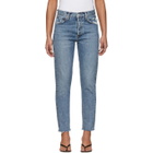 AGOLDE Blue Jamie High-Rise Classic Fit Jeans