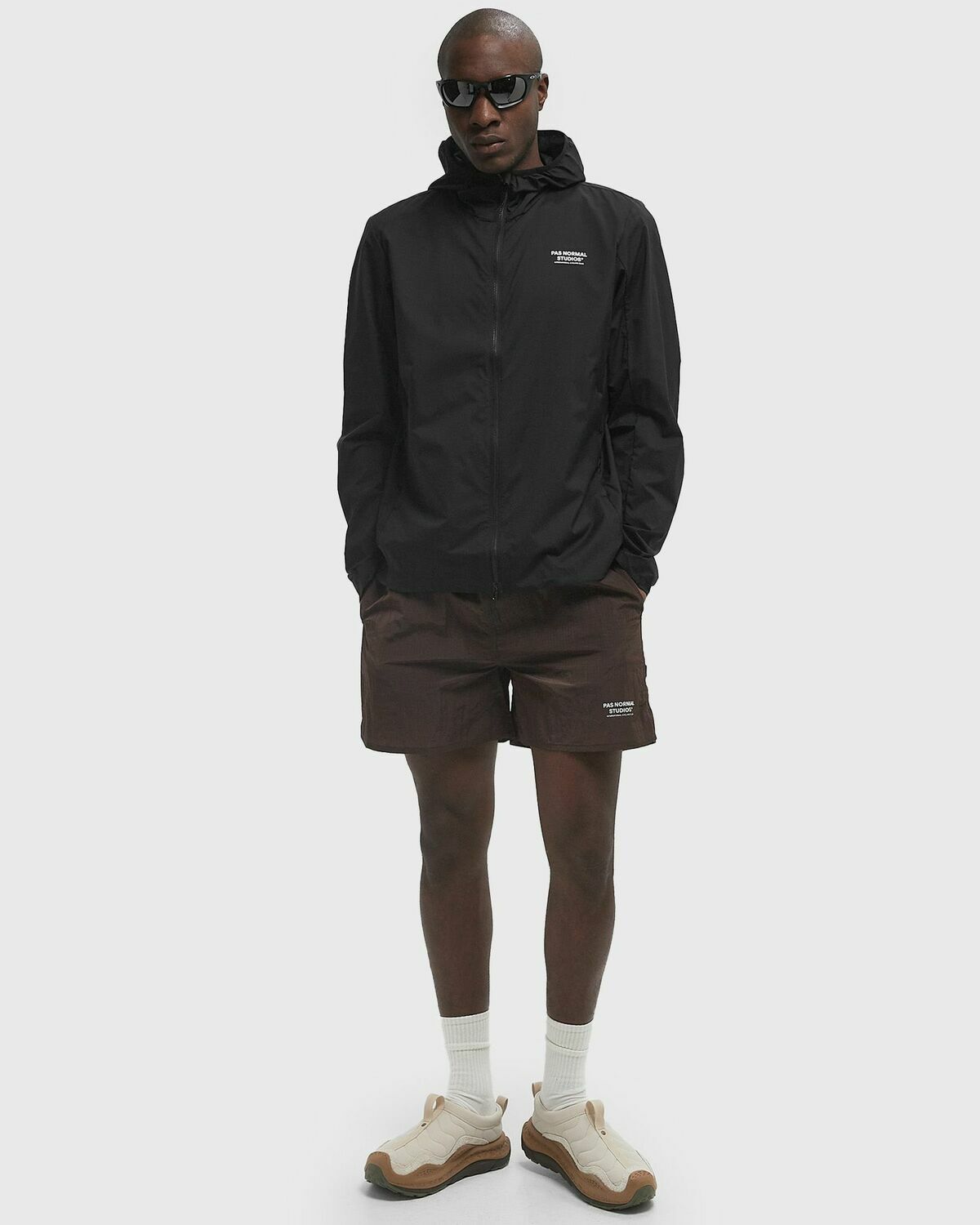 Pas Normal Studios Off-Race Stow Away Jacket Black Mens Windbreaker