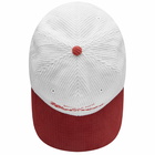 Sporty & Rich Men's Wellness Corduroy Cap in Strawberry/White