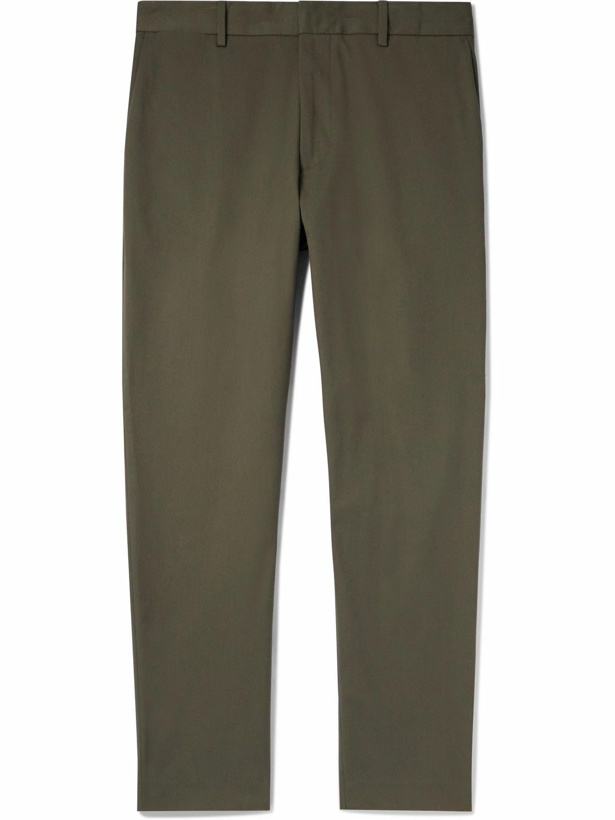 Photo: Paul Smith - Tapered Organic Cotton-Blend Twill Chinos - Green