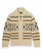 Pendleton - The Original Westerley Jacquad-Knit Wool Cardigan - Brown