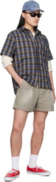 ERL Taupe Short Woven Shorts