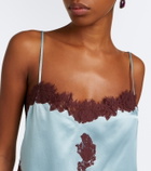 Dôen Avelaine lace-trimmed silk satin camisole