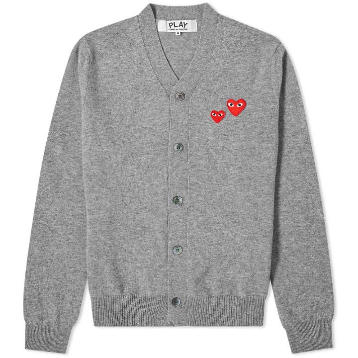 Photo: Comme des Garcons Play Double Heart Cardigan