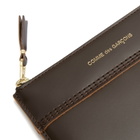 Comme des Garçons Wallet SA8100TS Triple Stitch Wallet in Brown 