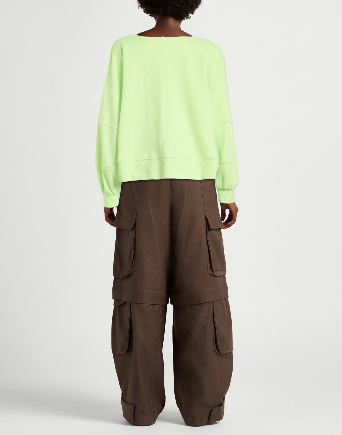 Jijil Womens Sweatshirt Lime in Green