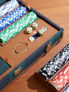 Ralph Lauren Home - Sawyer Leather-Trimmed Checked Canvas Poker Set