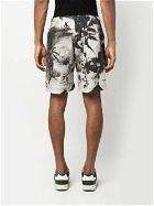 MSGM - Sports Shorts In Graphic Print